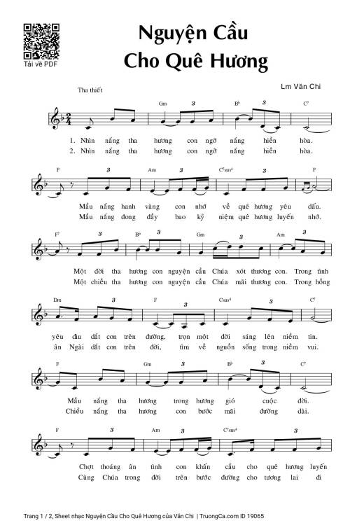 Nguyện Cầu Cho Quê Hương