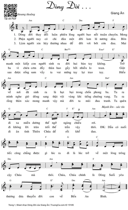 Dòng đời - Giang Ân