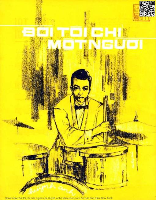 Sheet PDF of Đời tôi chỉ một người