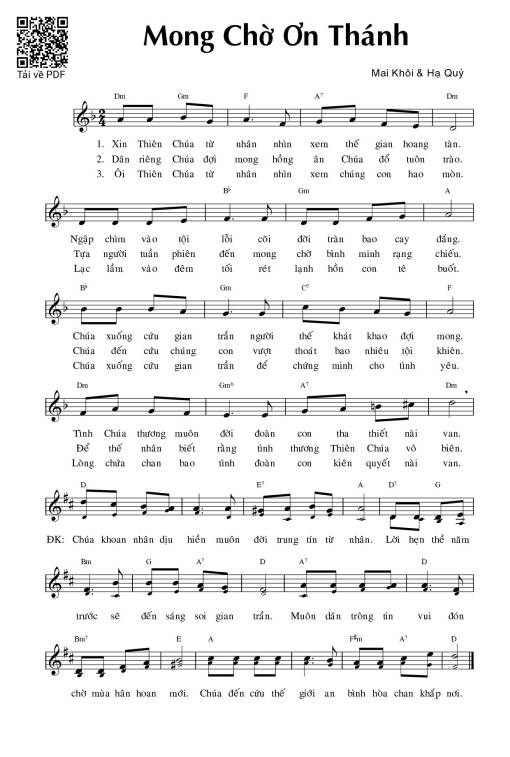 Mong Chờ Ơn Thánh