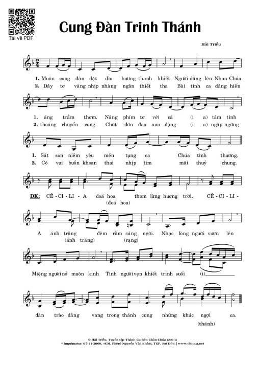 Cung Đàn Trinh Thánh