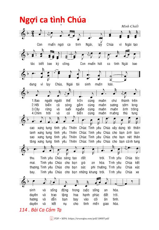 Ngợi Ca Tình Chúa