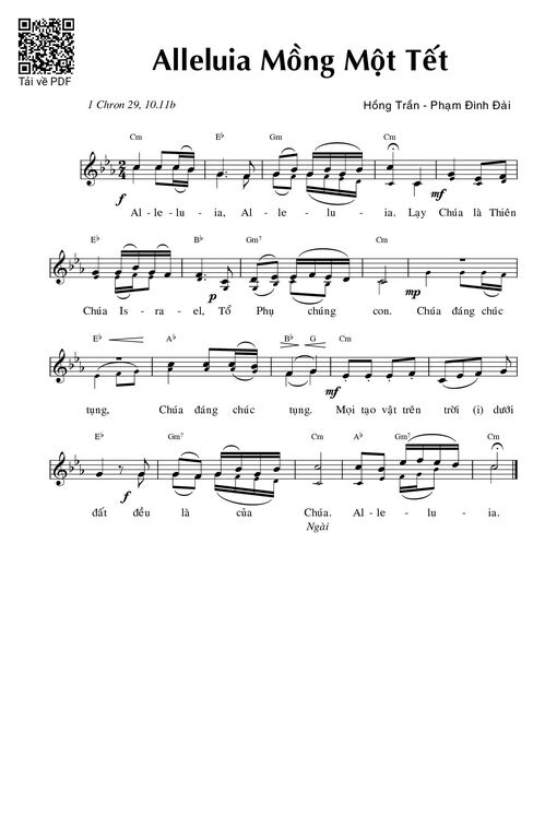 Alleluia Mồng Một Tết