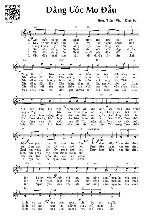 Dâng ước mơ đầu