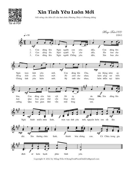 Xin tình yêu luôn mới