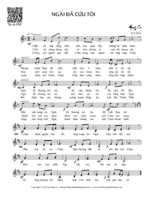 Ngài đã cưu tôi