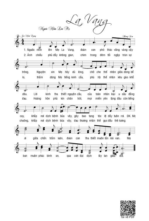 Ngước nhìn lên Mẹ La Vang