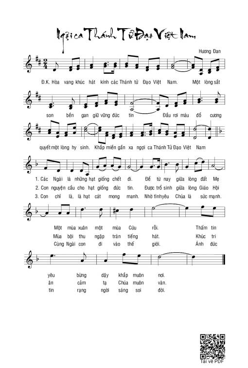 Ngợi ca Thánh Tử Đạo Việt Nam