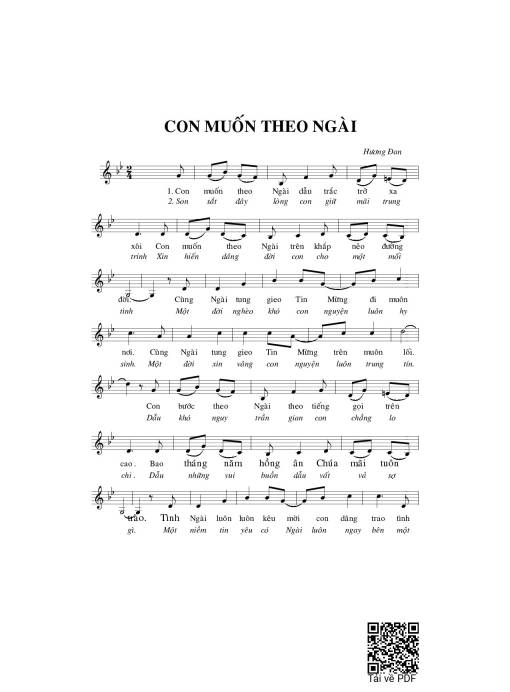 Con Muốn Theo Ngài