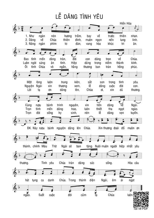 Lễ dâng tình yêu