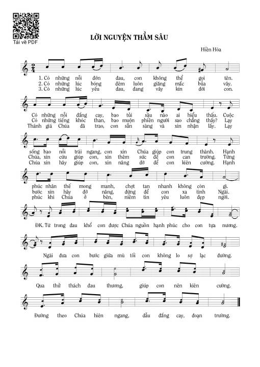 Lời nguyện thẳm sâu