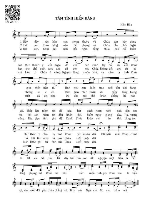 Tâm tình hiến dâng