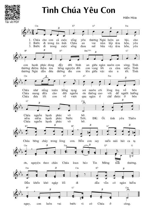 Tình Chúa yêu con