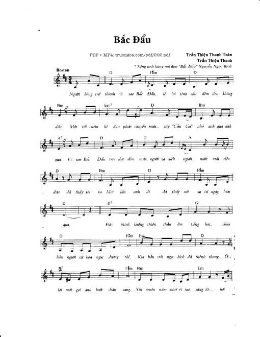 Bắc Đẩu - Trần Thiện Thanh