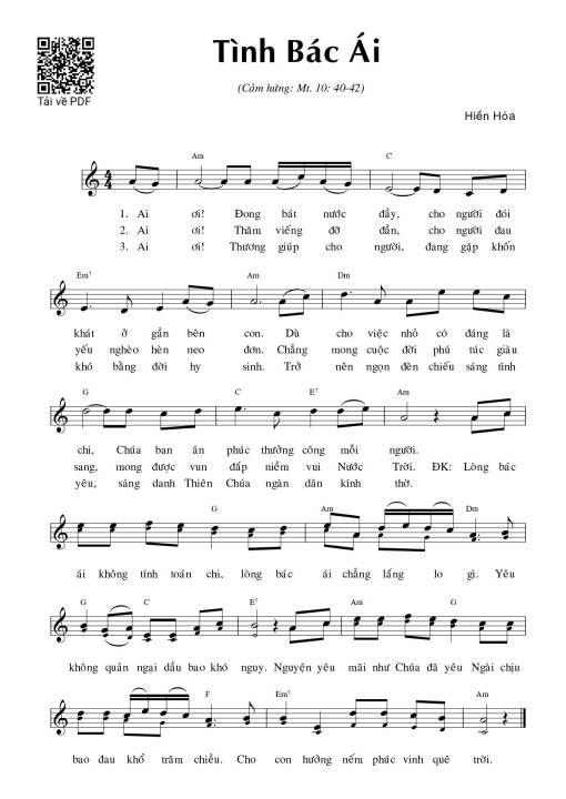 Tình bác ái (Mt. 10)