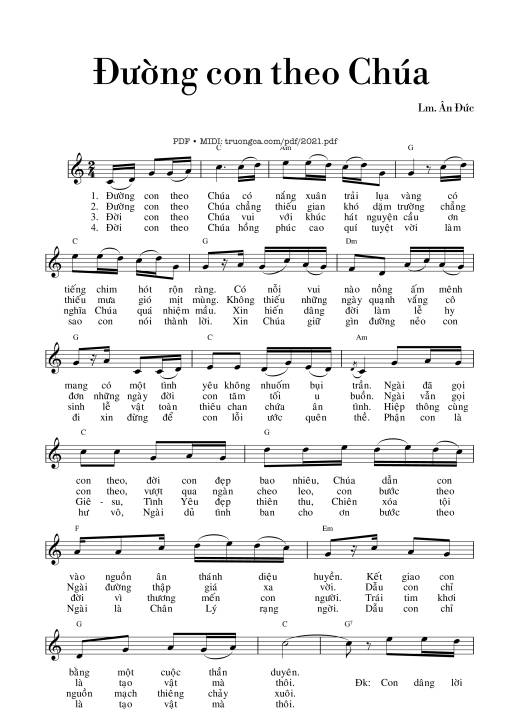 Đường con theo Chúa