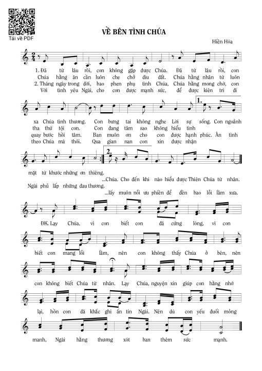 Về bên tình Chúa