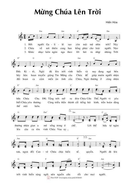 Mừng Chúa lên trời