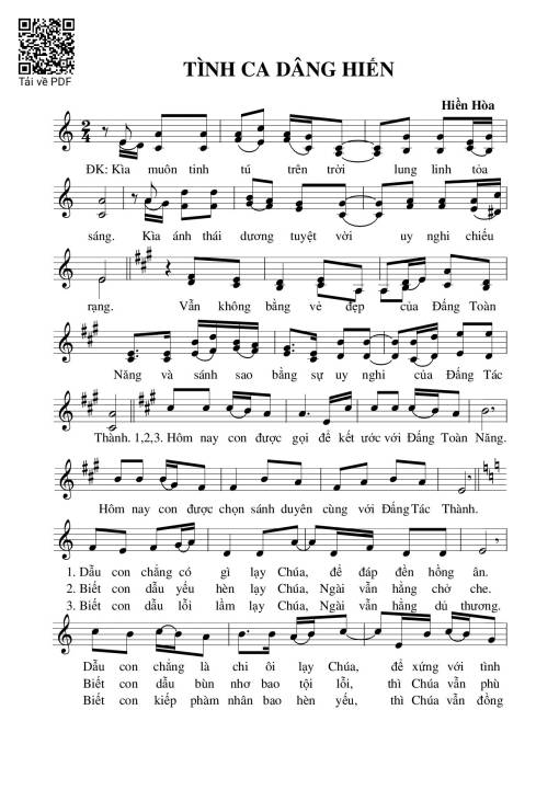 Tình ca dâng hiến