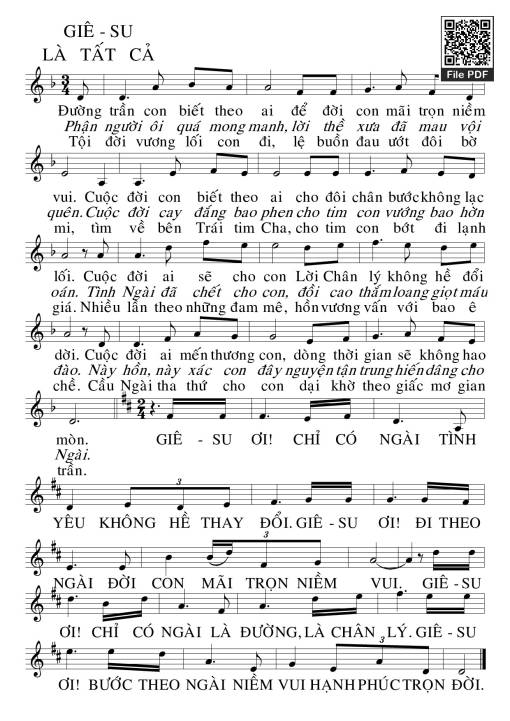 Giêsu Là Tất Cả