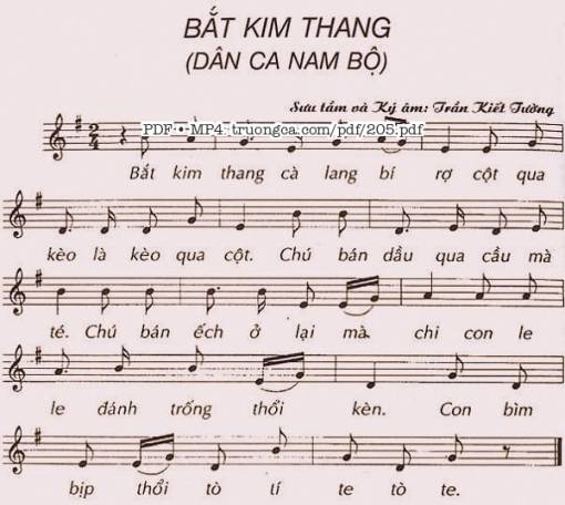 Bắc kim thang - Dân Ca Nam Bộ