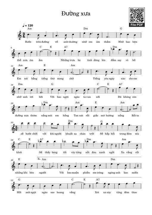 Đường xưa - Quốc Dũng