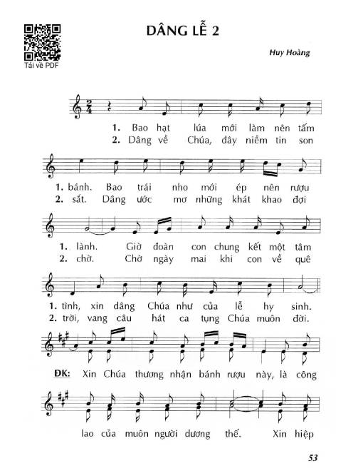 Dâng lễ /2 - Huy Hoàng