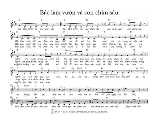 Bác làm vườn và con chim sâu
