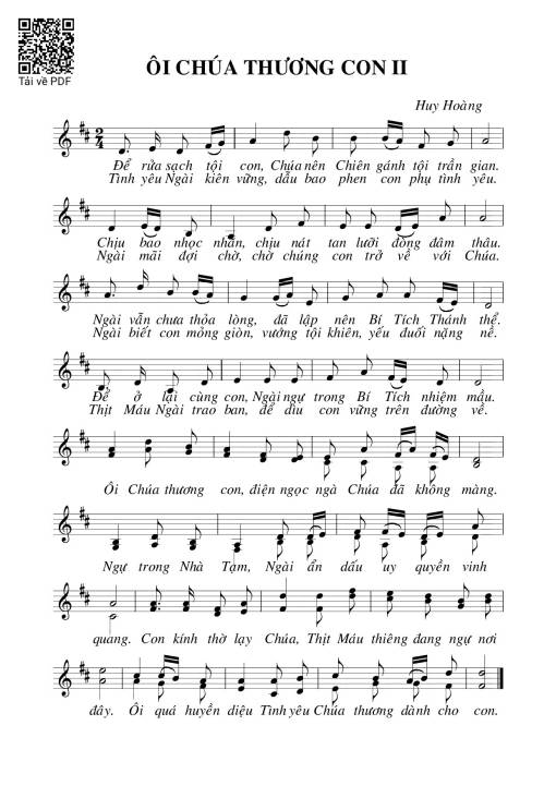 Ôi Chúa thương con /2