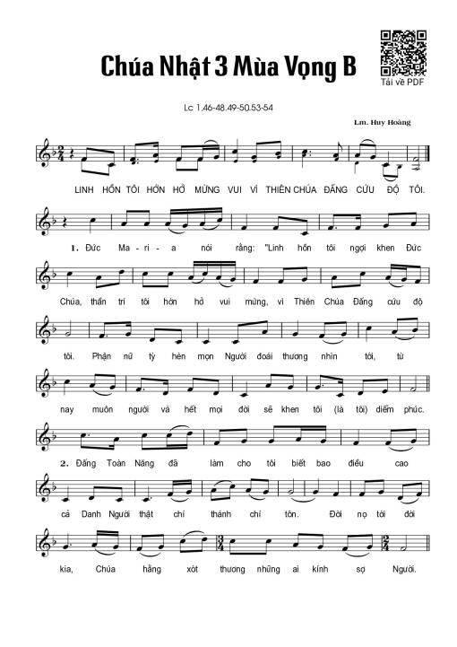 Chúa Nhật 3B Mùa Vọng (Lc. 1)