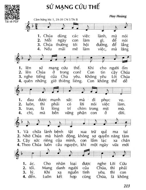 Sứ mạng cứu thế (Mc. 1)