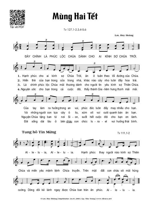 Mùng 2 Tết (Thánh Vịnh 127)