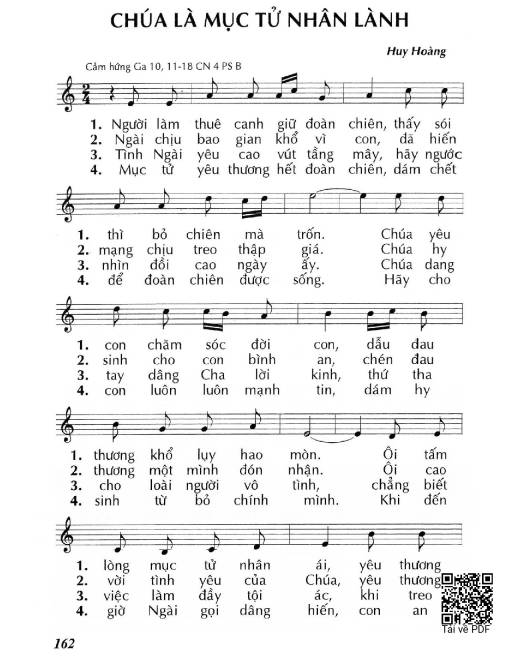 Chúa là mục tử nhân lành (Ga. 10)