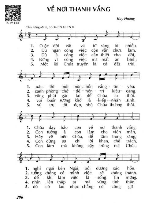 Về nơi thanh vắng (Mc. 6)