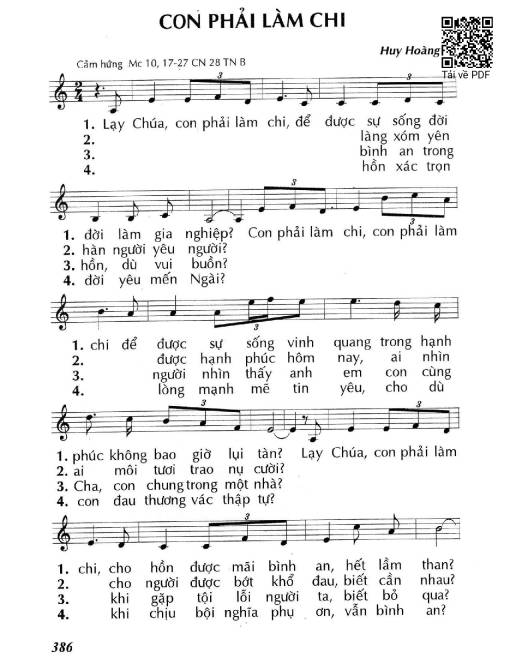 Con phải làm chi (Mc. 10)