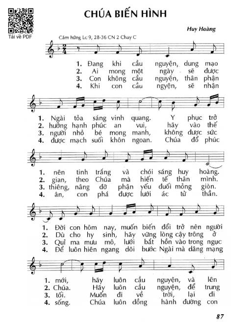 Chúa biến hình (Lc. 9)