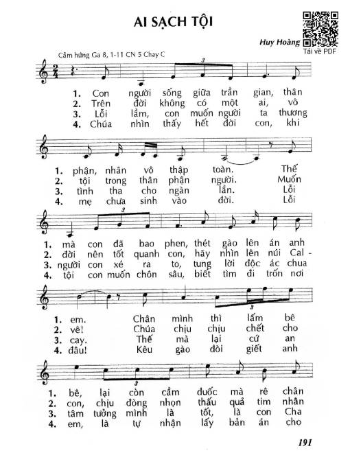 Sheet PDF of Ai sạch tội (Ga. 8)