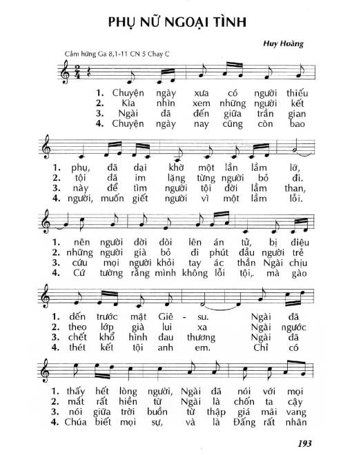 Sheet PDF of Phụ nữ ngoại tình (Ga. 8)