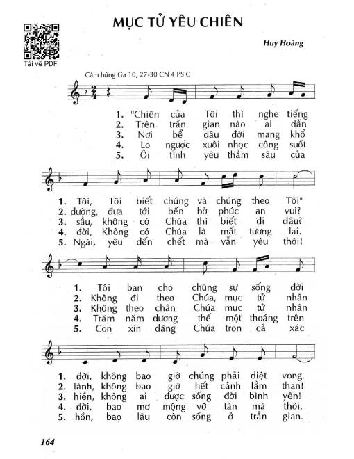 Mục tử yêu chiên (Ga. 10)