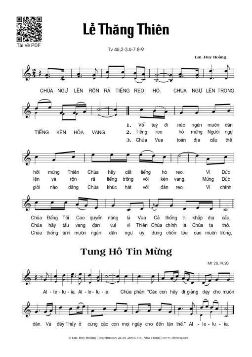 Lễ Thăng Thiên (Thánh Vịnh 46)