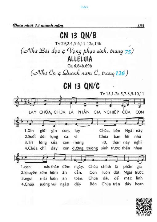 Chúa Nhật 13C Thường Niên (Thánh Vịnh 15)