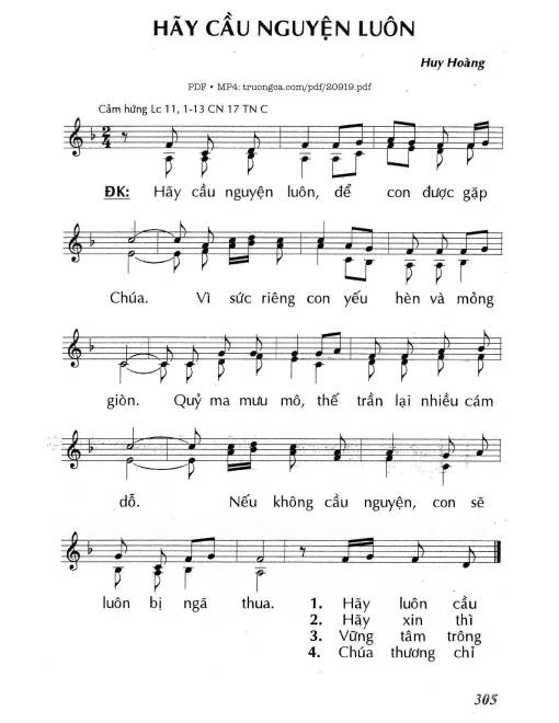 Hãy cầu nguyện luôn (Lc. 11)