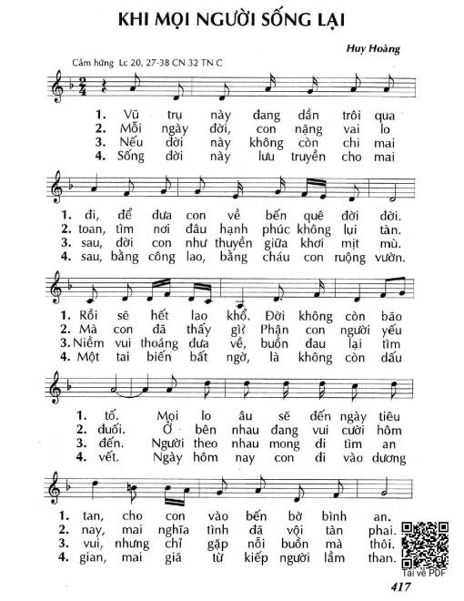 Khi mọi người sống lại (Lc. 20)