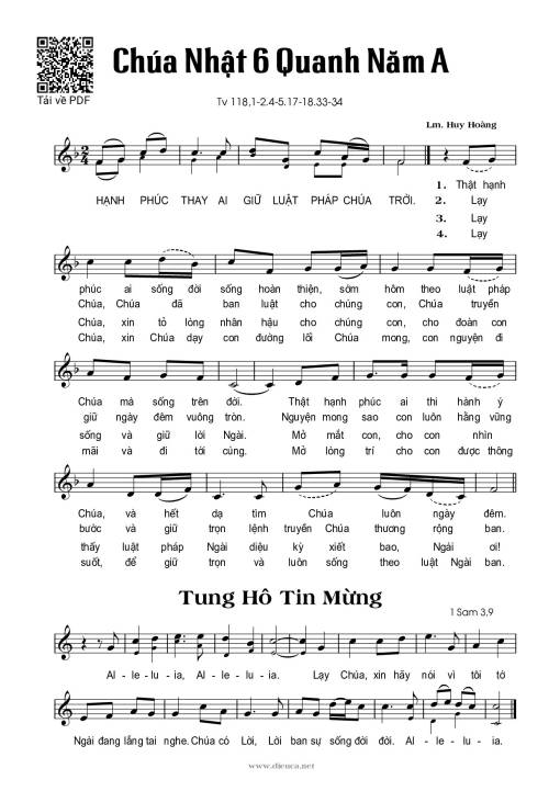 Chúa Nhật 6A Thường Niên (Thánh Vịnh 118)