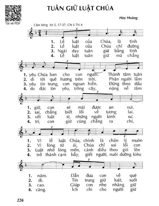 Tuân giữ luật Chúa (Mt. 5)