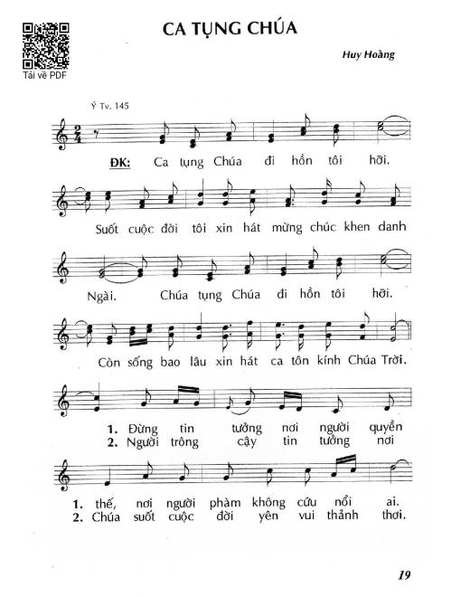 Ca tụng Chúa (Thánh Vịnh 145)