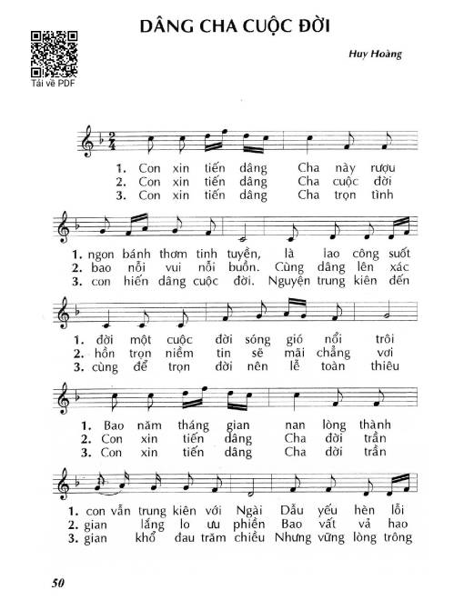 Dâng Cha cuộc đời