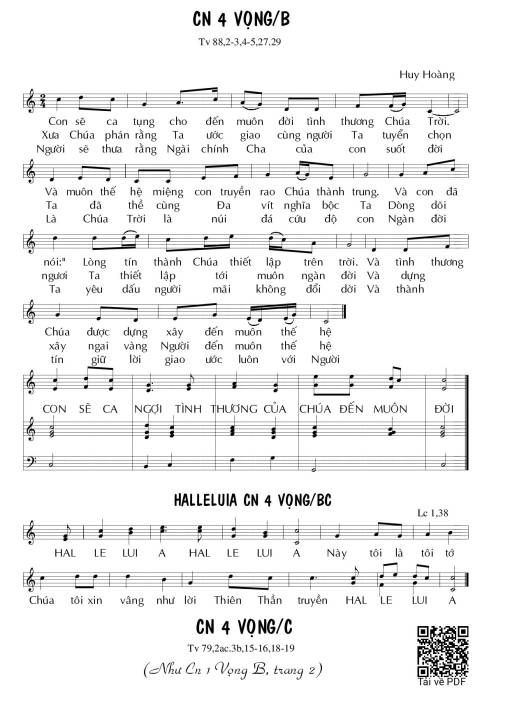 Chúa nhật 4B Mùa Vọng 