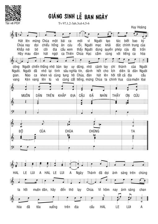 Đáp ca lễ ban ngày Giáng Sinh