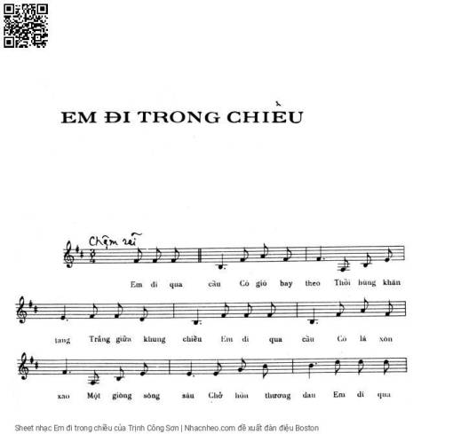 Em đi trong chiều